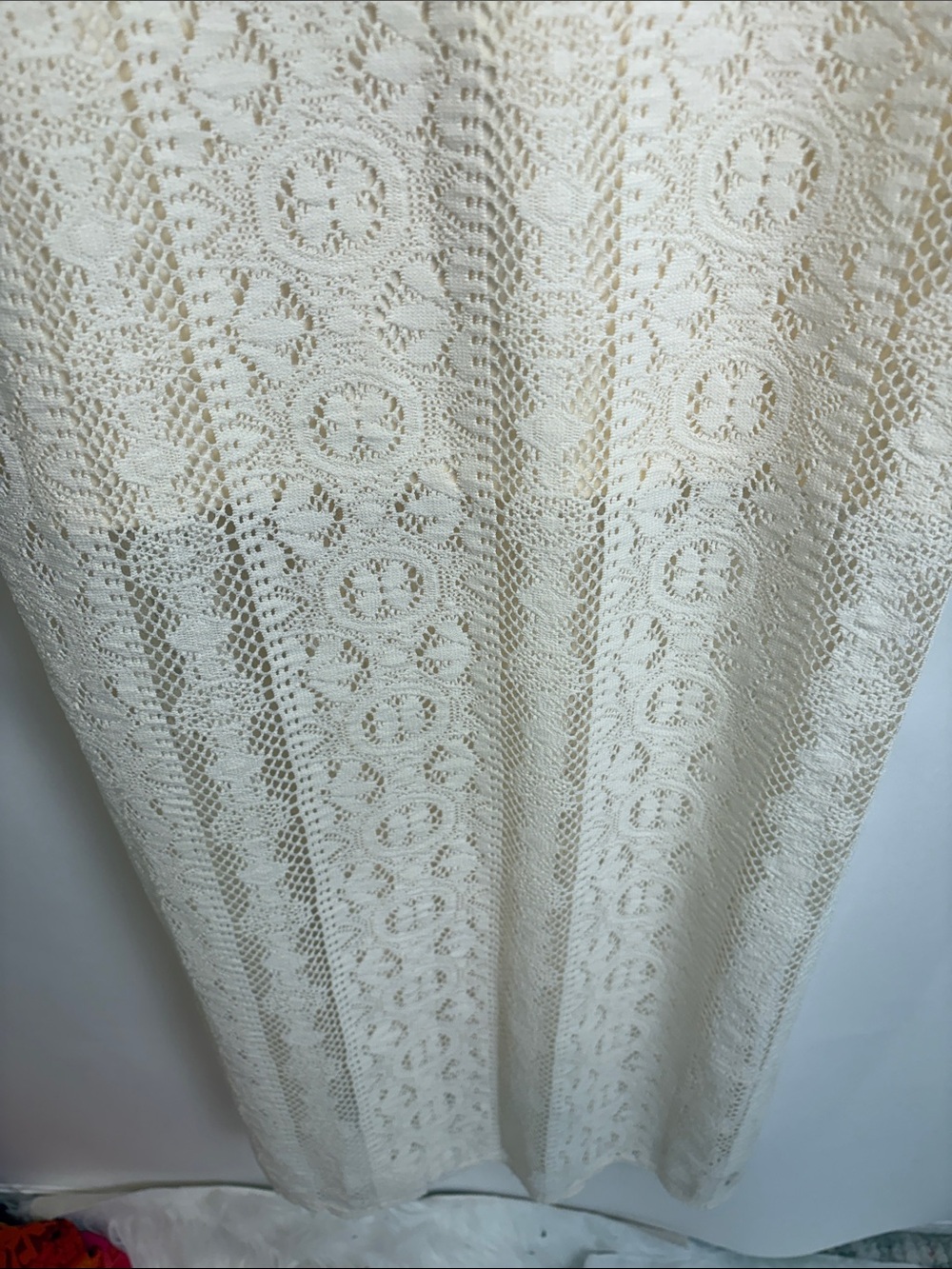 No Boundaries Cream Lace Racerback Maxi Dress - Picture 6 of 11